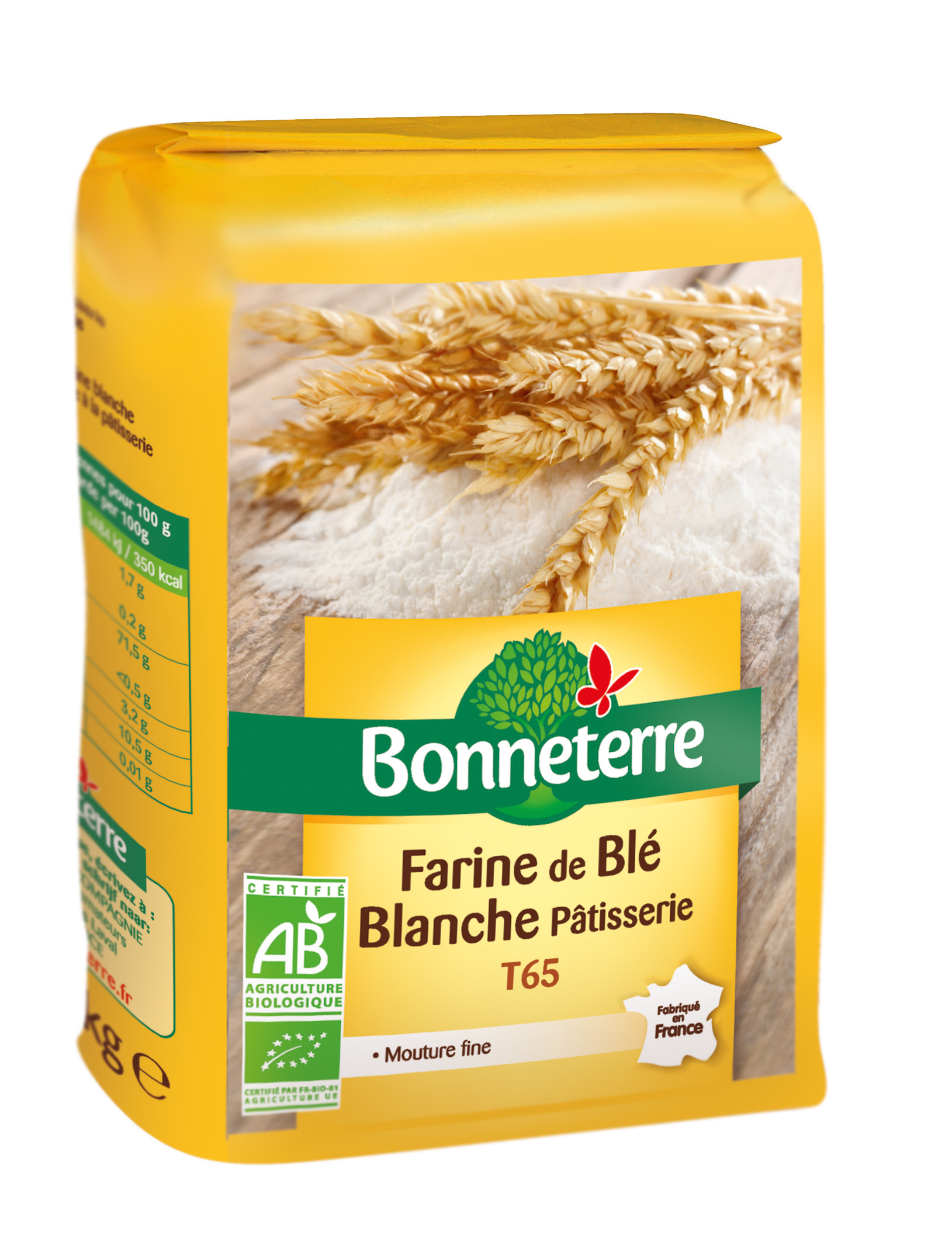 Farine de blé blanche T45 1kg bio - Boutique - Naturline